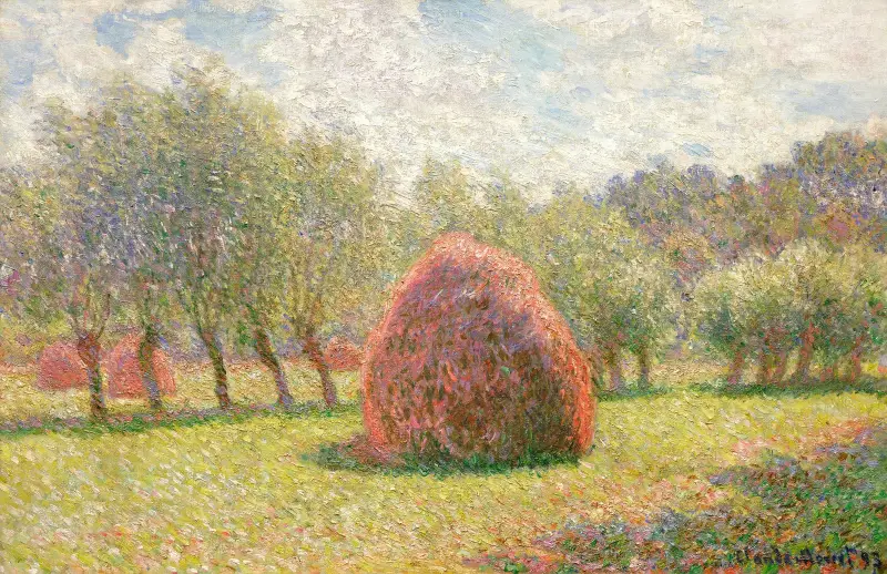 Meules à Giverny, Claude Monet