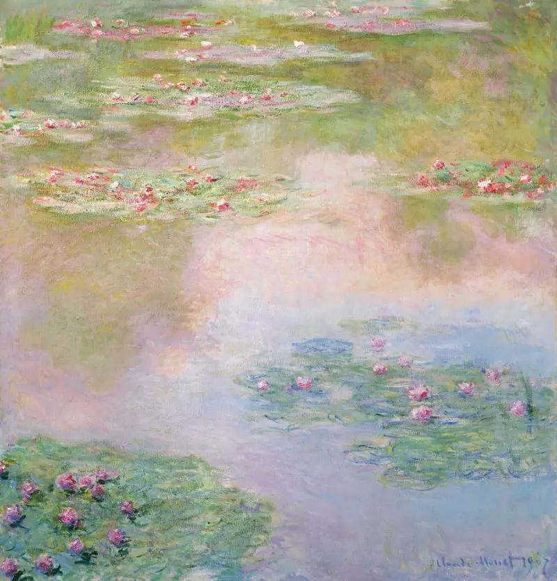 Lekníny, 1907 – Nr. 1, Claude Monet