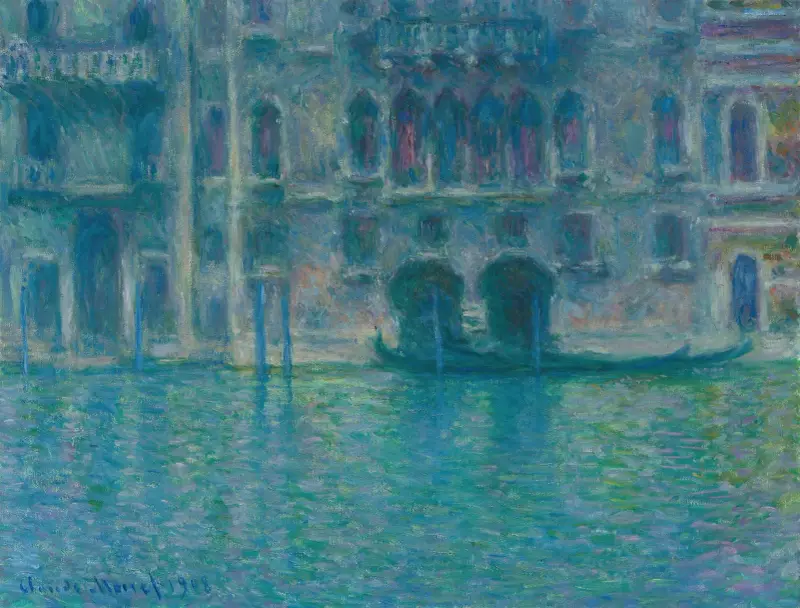 Palazzo da Mula, Wenecja, Claude Monet