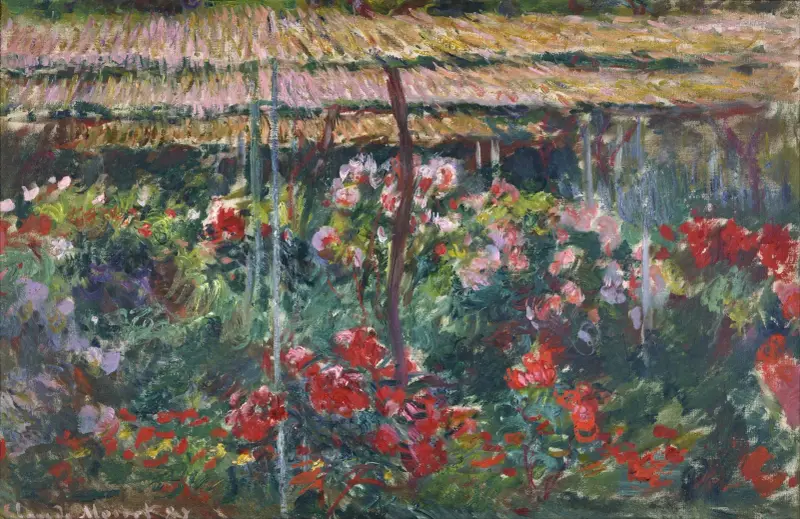 Pionová zahrada, Claude Monet