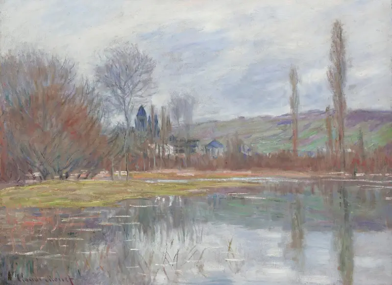 Frühling in Vétheuil von Claude Monet