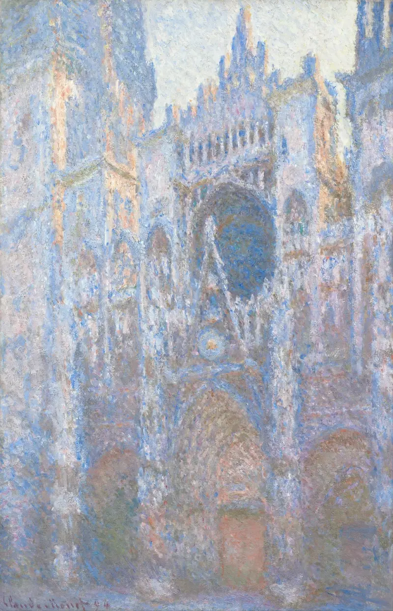 Die Kathedrale von Rouen, Westfassade von Claude Monet