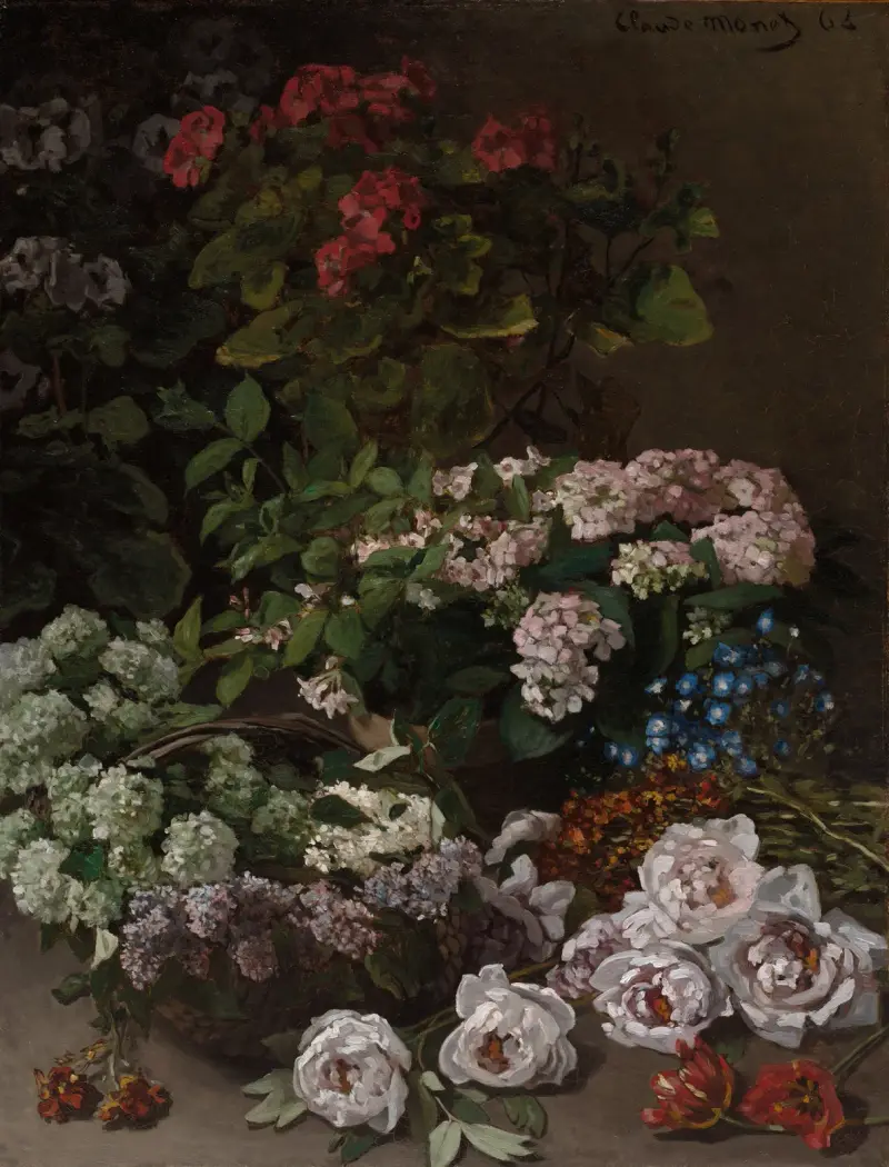 Wiosenne kwiaty, Claude Monet