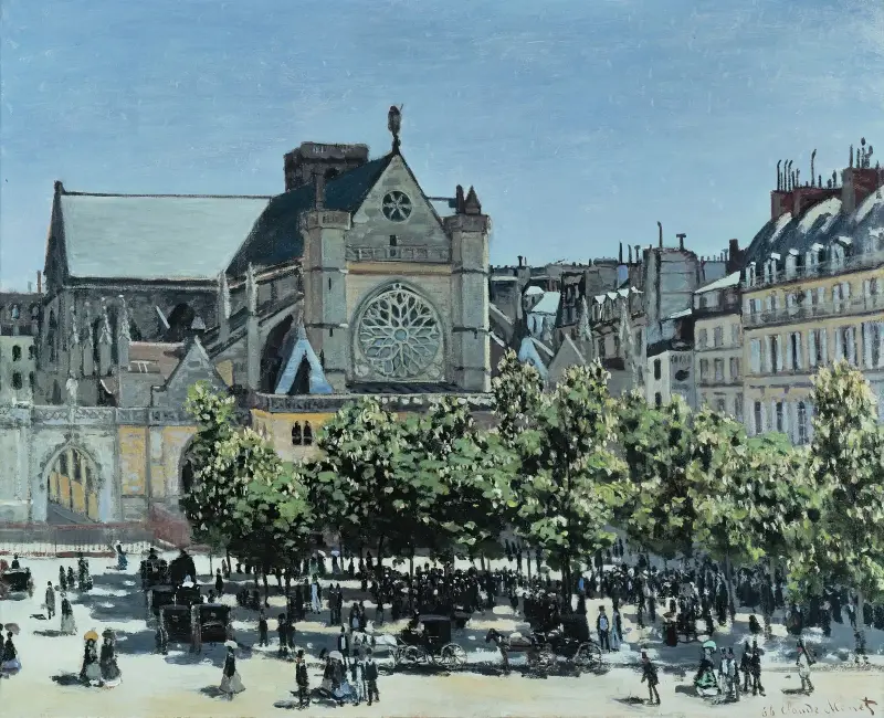 St. Germain l’Auxerrois von Claude Monet