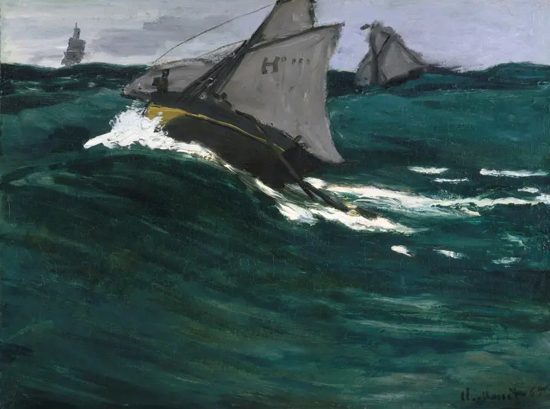 Zelená vlna, Claude Monet