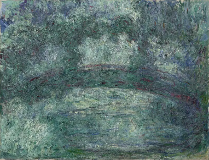 Die japanische Brücke, 1919 von Claude Monet