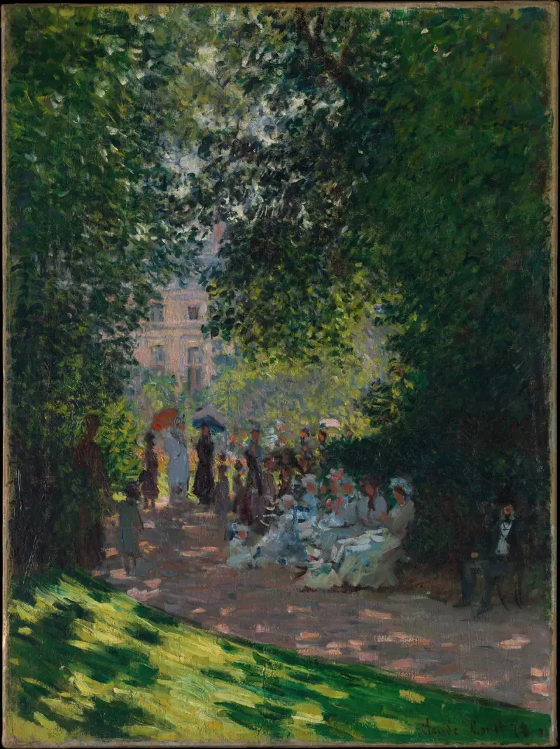 Parc Monceau, Claude Monet