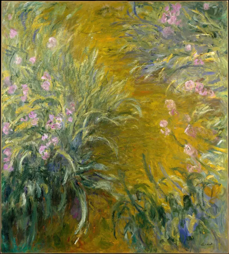 Der Weg durch die Iris von Claude Monet