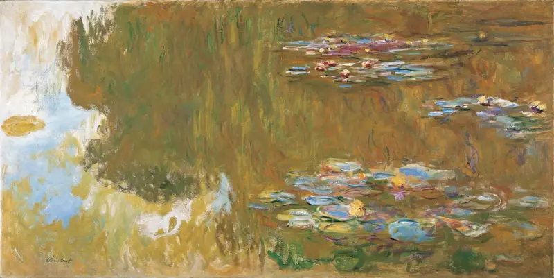 The Water Lily Pond, c. 1917-19 av Claude Monet