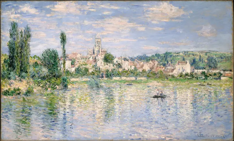 Vétheuil im Sommer von Claude Monet