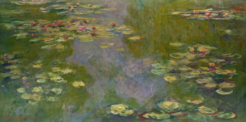 Nenufary, 1919, Claude Monet