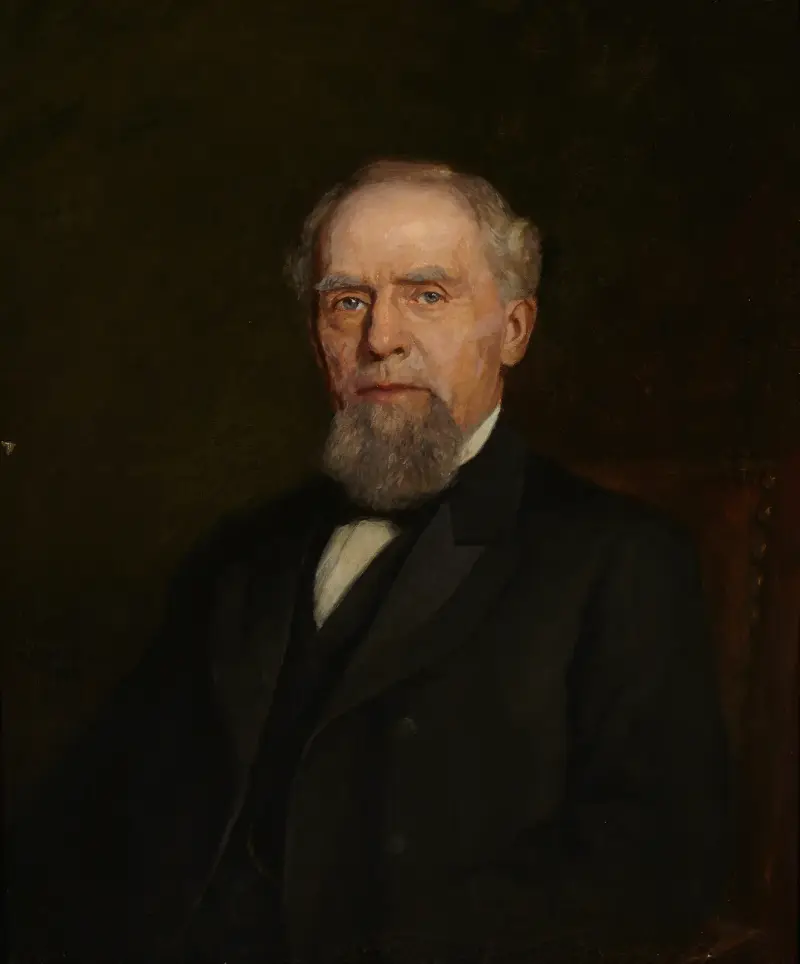 Portrait of William J. Holliday av Theodore Clement Steele