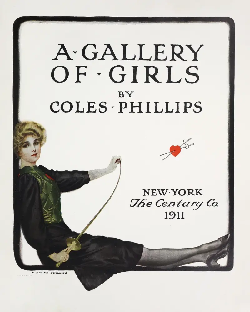 A gallery of girls – Title page av Coles Phillips