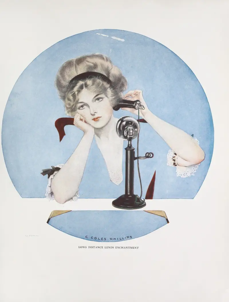 Långt borta skapar förtrollning av Coles Phillips