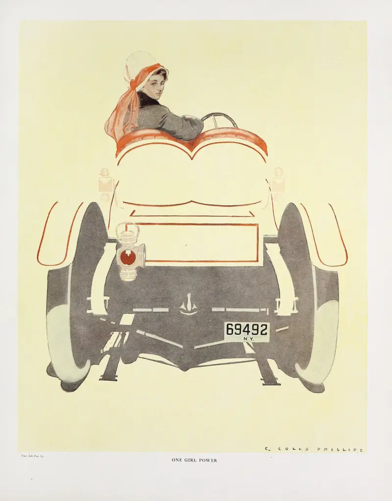 One Girl Power von Coles Phillips