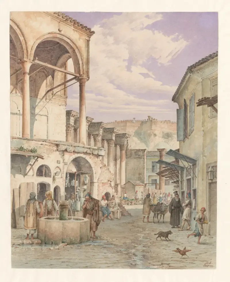 Greece, Athens – Agora Monastiraki Square av Harald Conrad Stilling