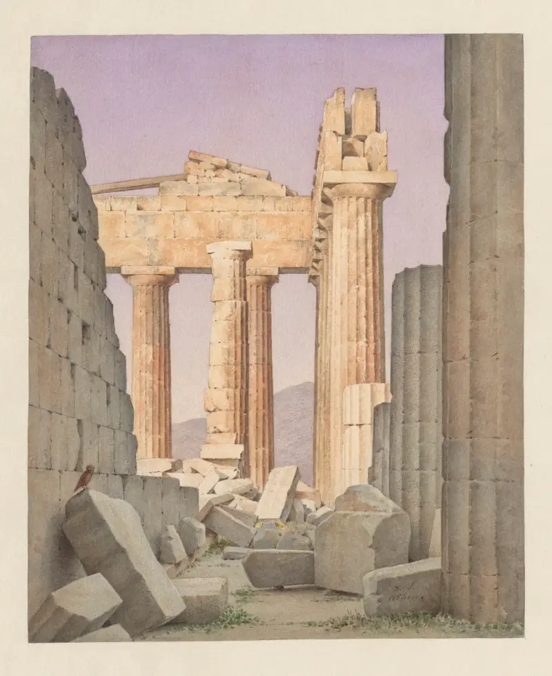 Greece, Athens – Parthenon, inner peristasis av Harald Conrad Stilling