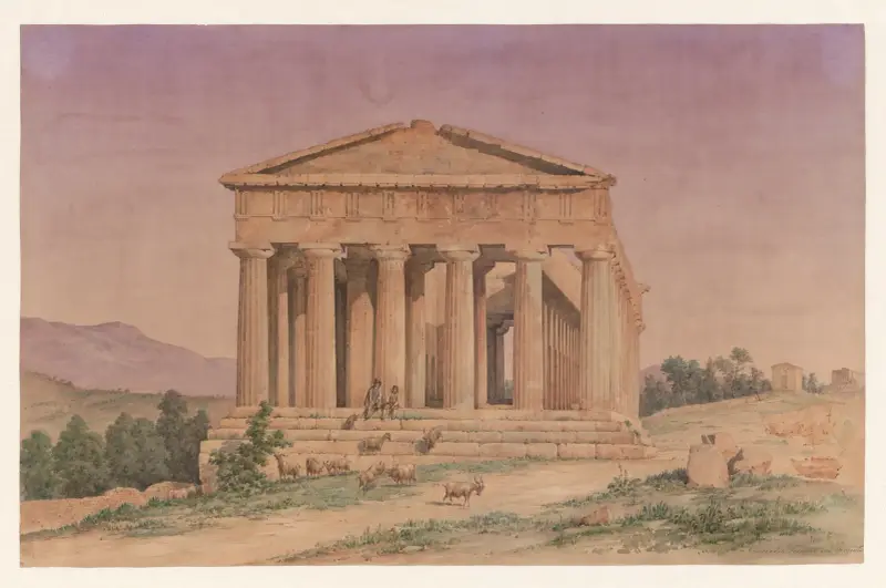 Italien, Agrigento – Concordiatemplet av Harald Conrad Stilling