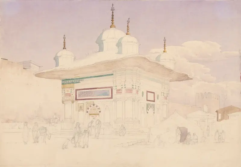 Turkey, Constantinople, Ahmed III’s well house av Harald Conrad Stilling
