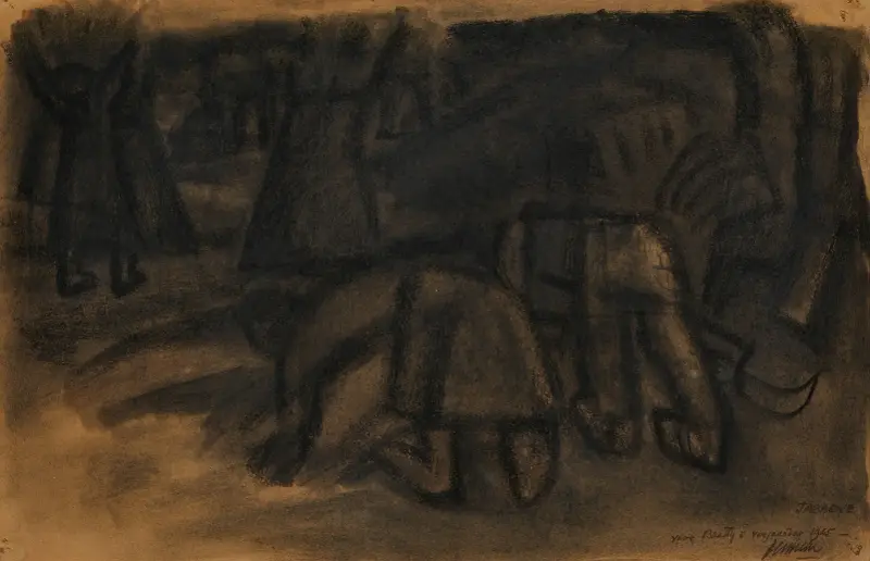 Die Ernte, 1945 von Constant Permeke