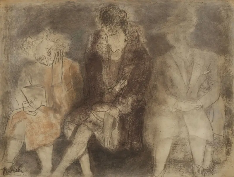 Drei Damen, 1942 – Nr. 2 von Constant Permeke