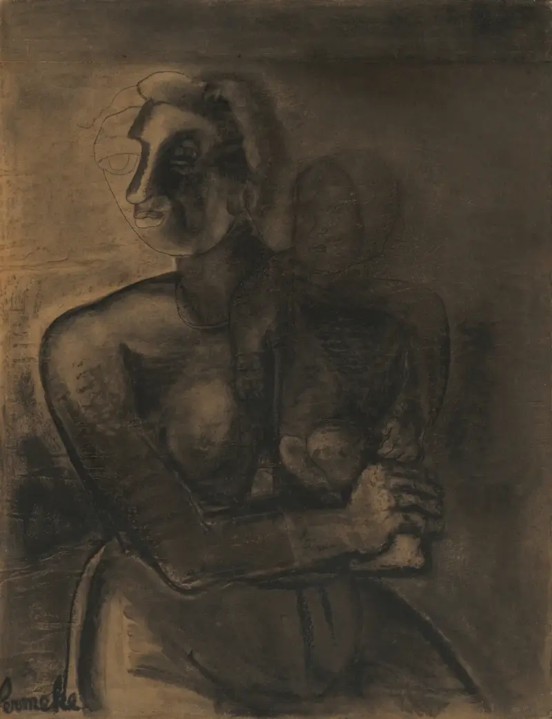 Motherhood av Constant Permeke