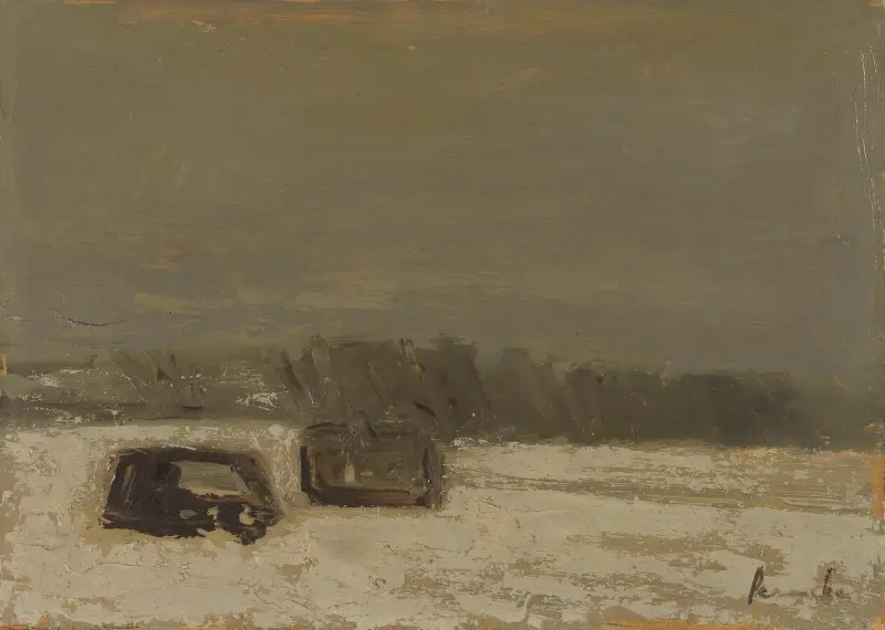 Zasněžená krajina, Constant Permeke