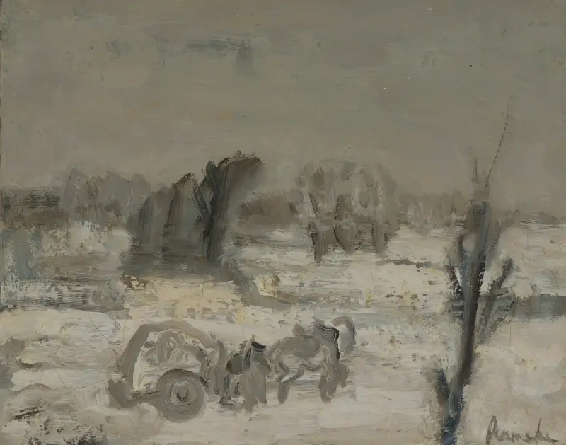 Winterlandschaft, 1938 von Constant Permeke