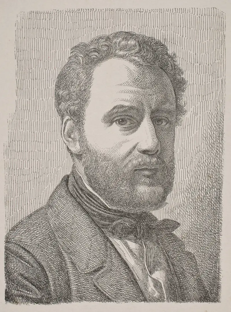 Portræt af Wilhelm Marstrand, 1851 – nr 2 av Constantin Hansen