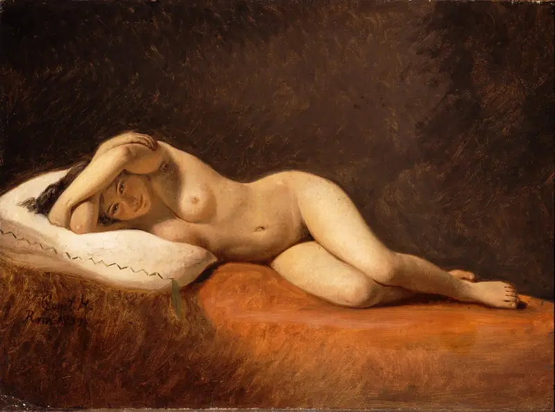 Ruhendes Modell von Constantin Hansen