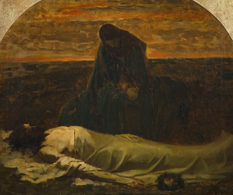 Oplakávání, Constantin Meunier