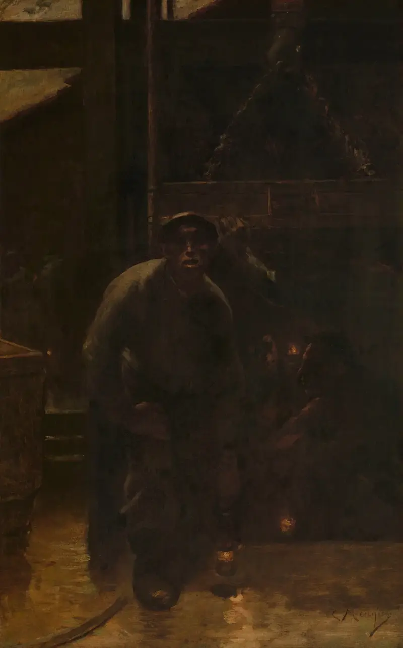 Der Grubenarbeiter von Constantin Meunier