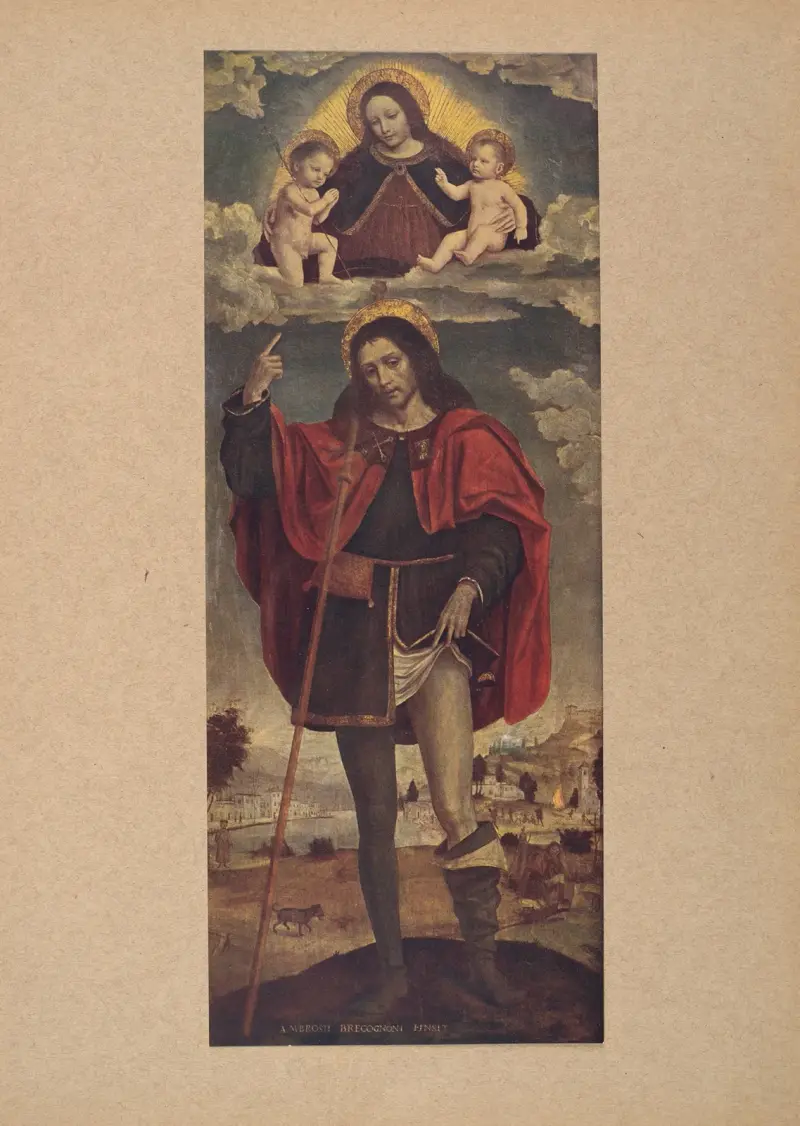 Ambrogio da Fossano detto il Bergognone, S. Rocco av Corrado Ricci