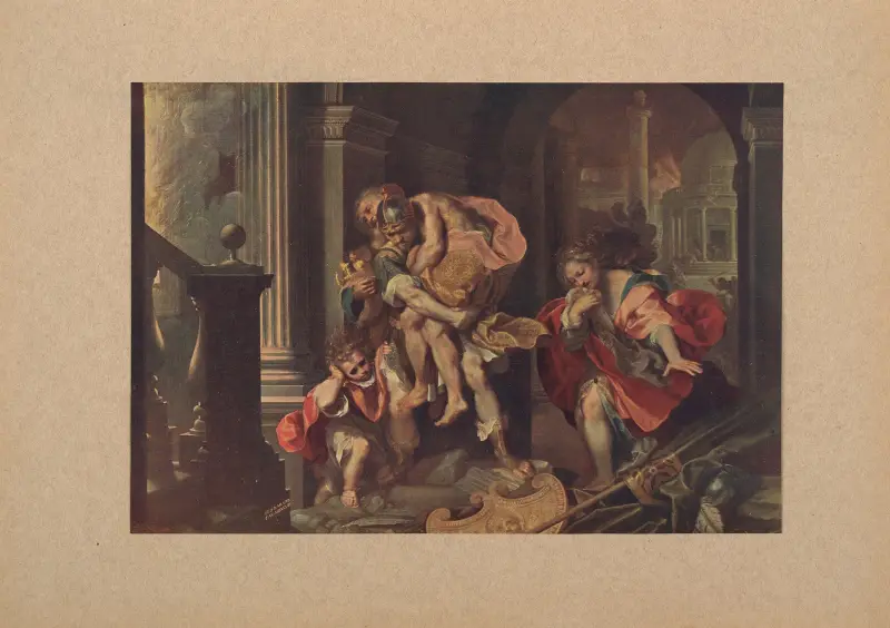 Der Untergang Trojas von Corrado Ricci