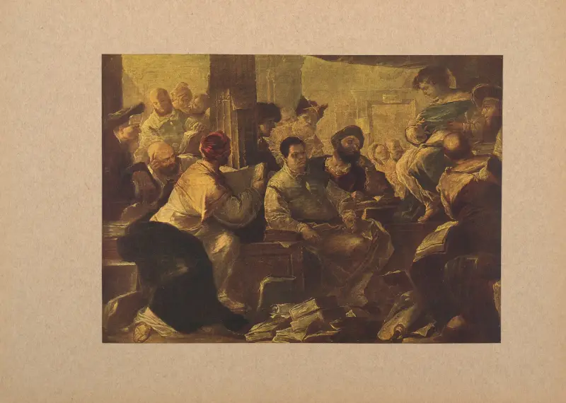 Luca Giordano, Jesus bland doktorerna av Corrado Ricci