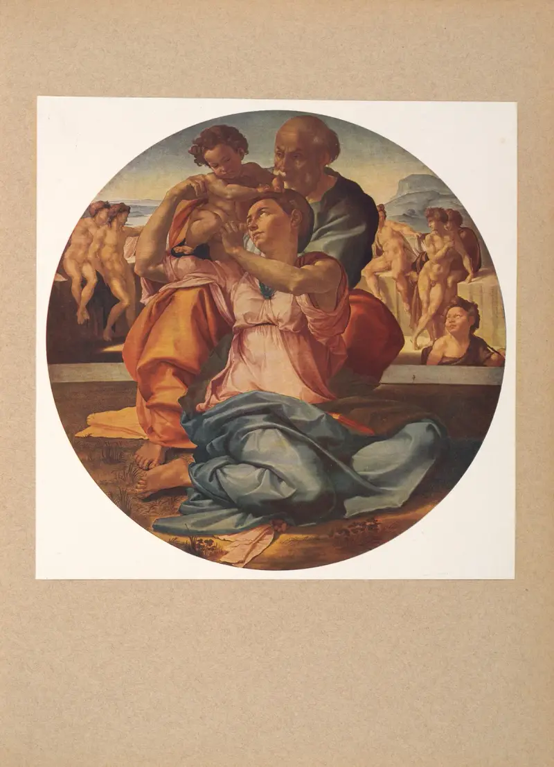 Michelangelo, Sacra Lamiglia av Corrado Ricci