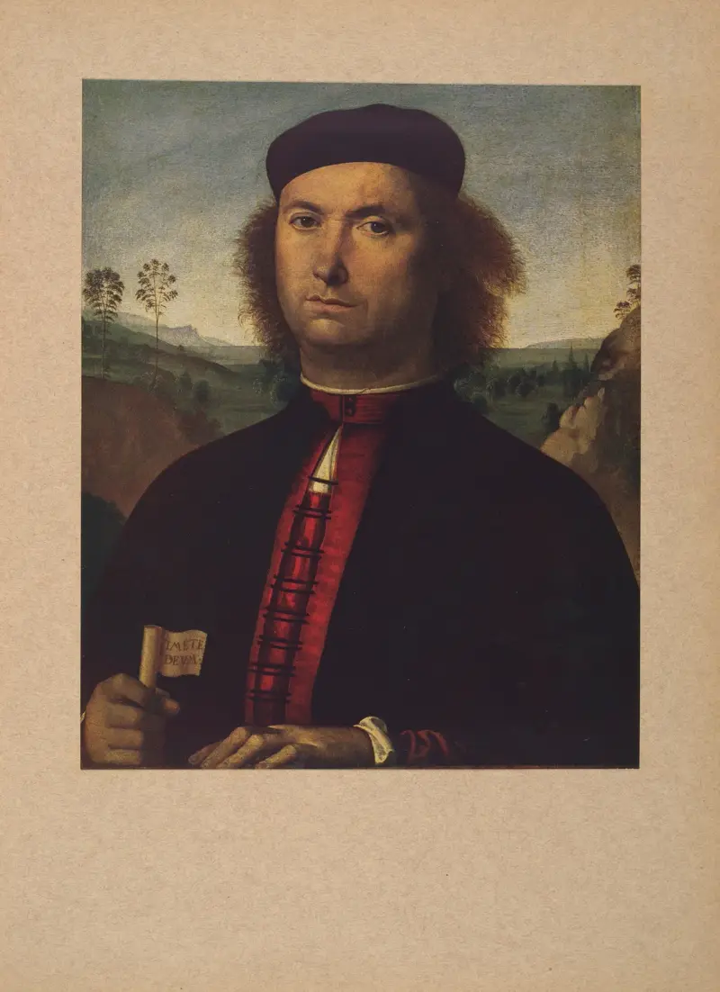 Perugino, Ritratto di Francesco delle Opere av Corrado Ricci
