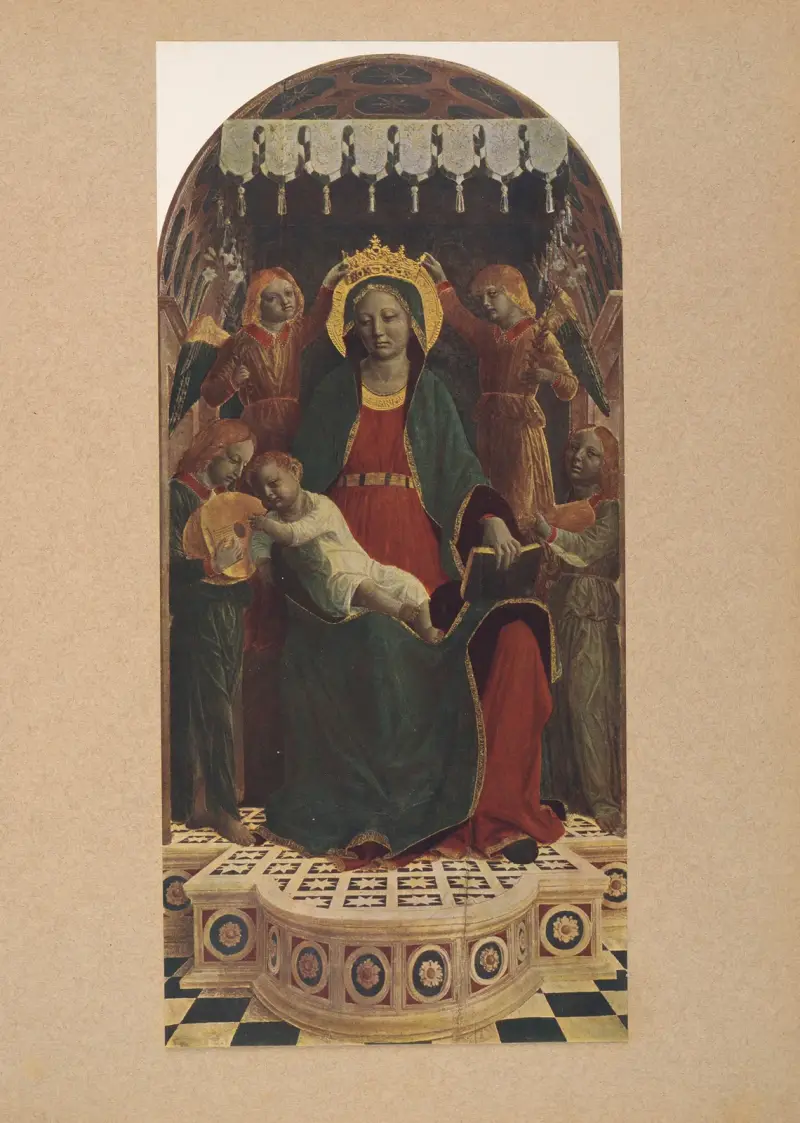 Madonna med barnet och änglar av Corrado Ricci