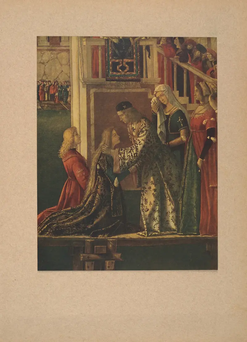 Detalj ur en berättelse om S. Orsola av Corrado Ricci