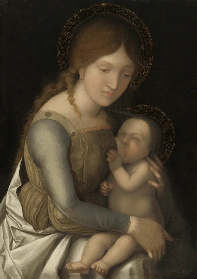 Madonna mit Kind von Correggio