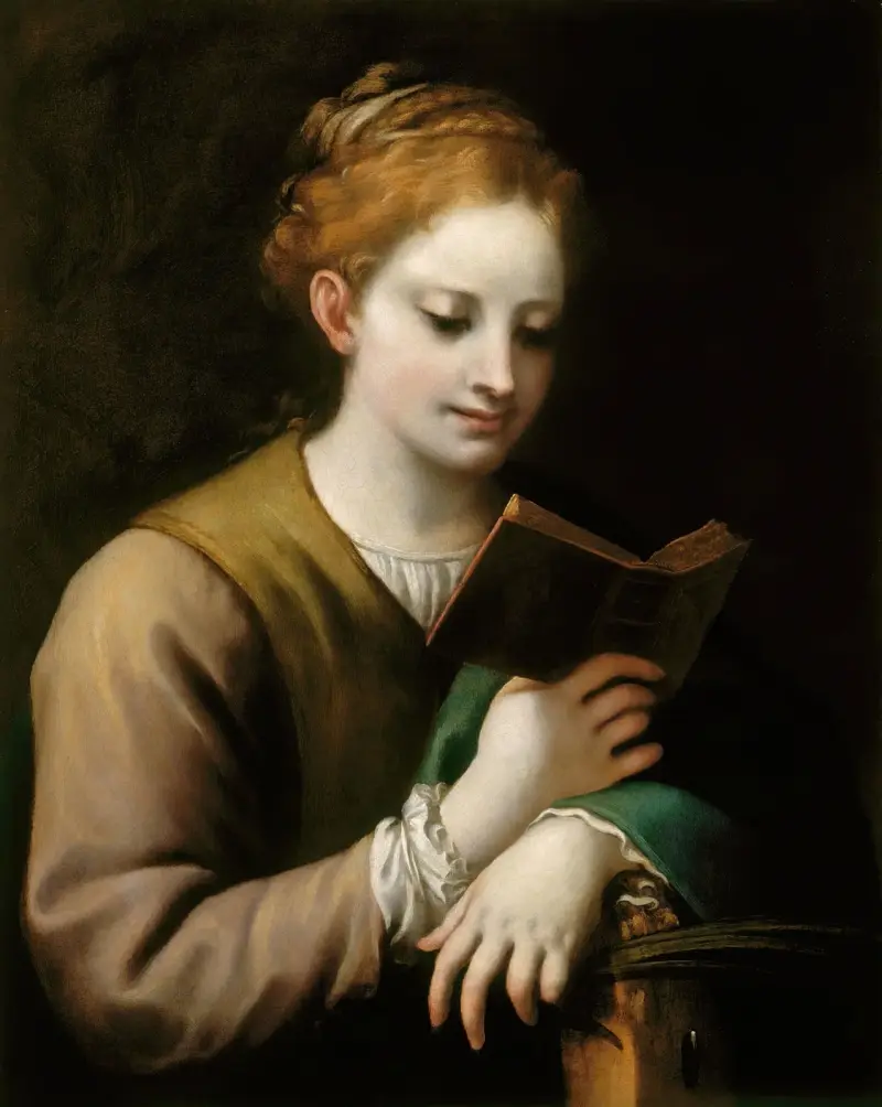 Sankta Katarina läsande av Correggio