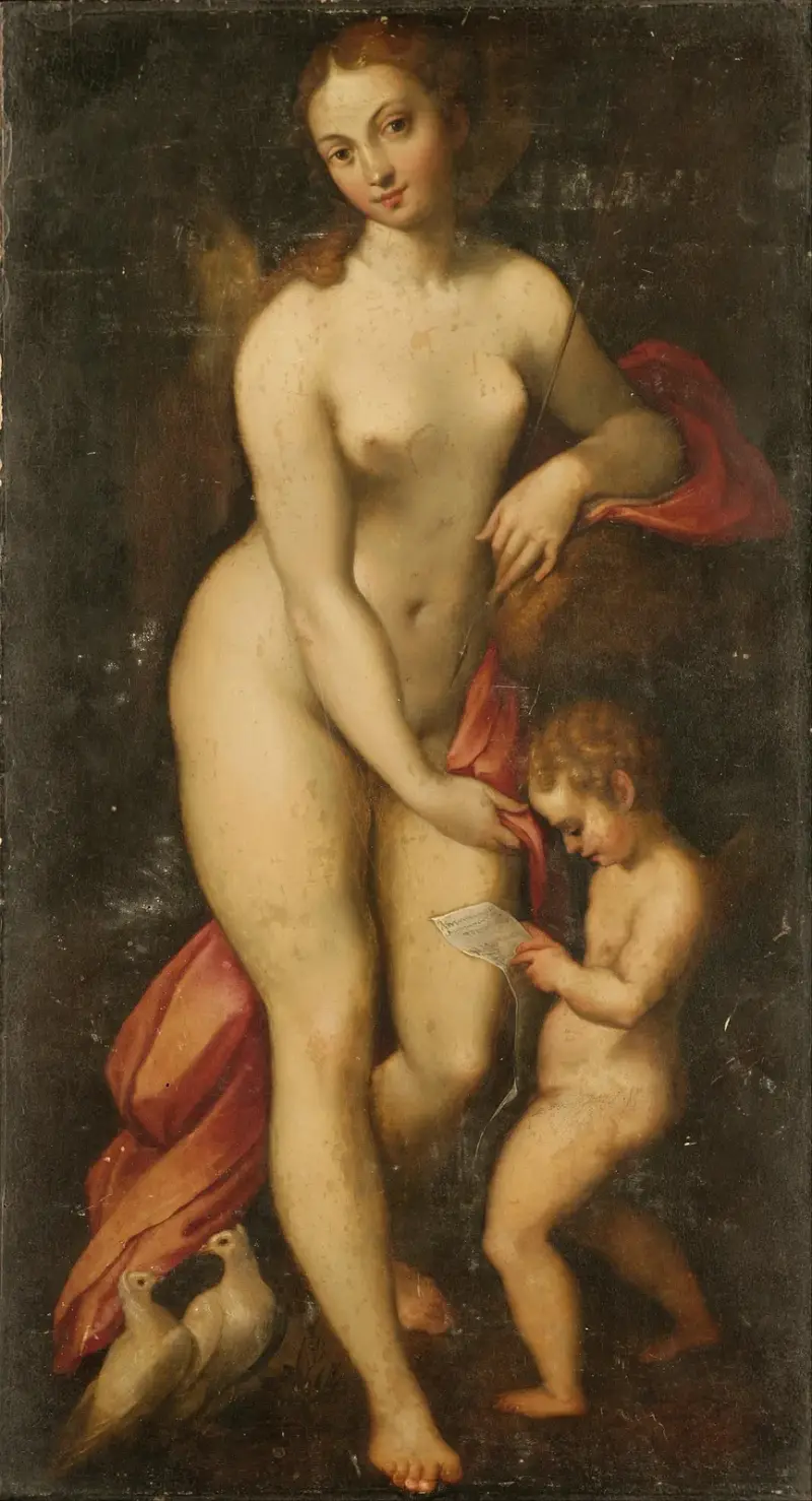 Venus und Cupido von Correggio