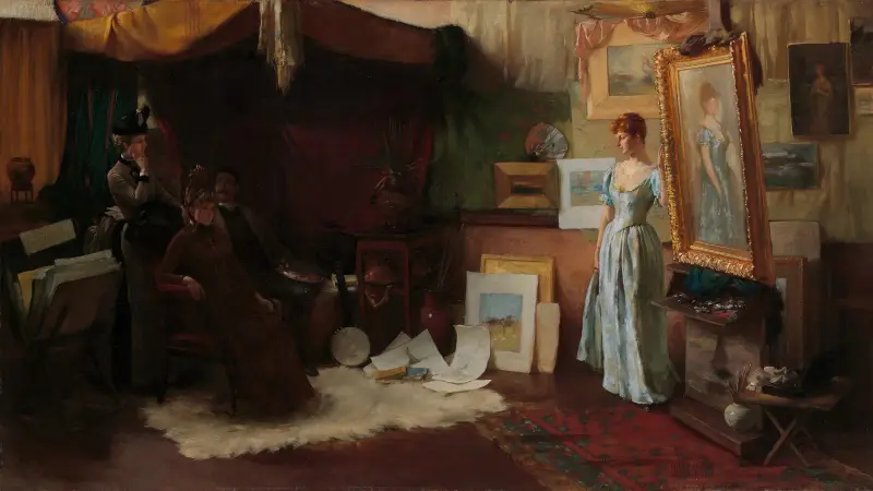 Sprawiedliwe krytyczki, Charles Courtney Curran