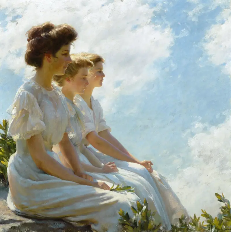 On the Heights av Charles Courtney Curran