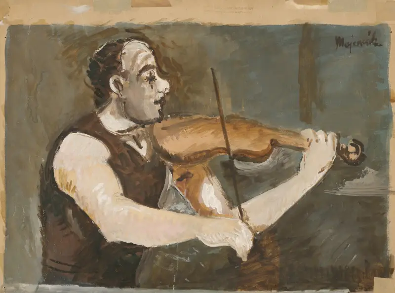 Bullock (Gypsy Fiddler on the Back) av Cyprián Majerník