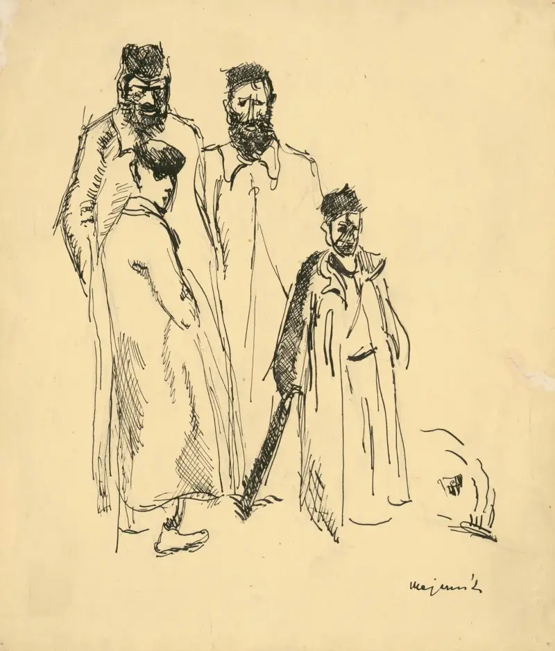 Drawing for the Short Story The Wise Men’s Well from Selma Lagerlöf av Cyprián Majerník