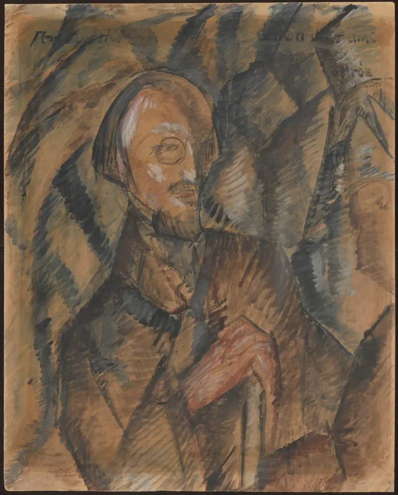 Portrait of Stanisław Mróz av Tytus Czyżewski