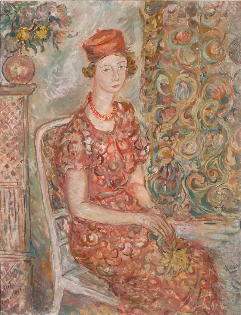 Frau mit kleiner Kappe von Tytus Czyżewski