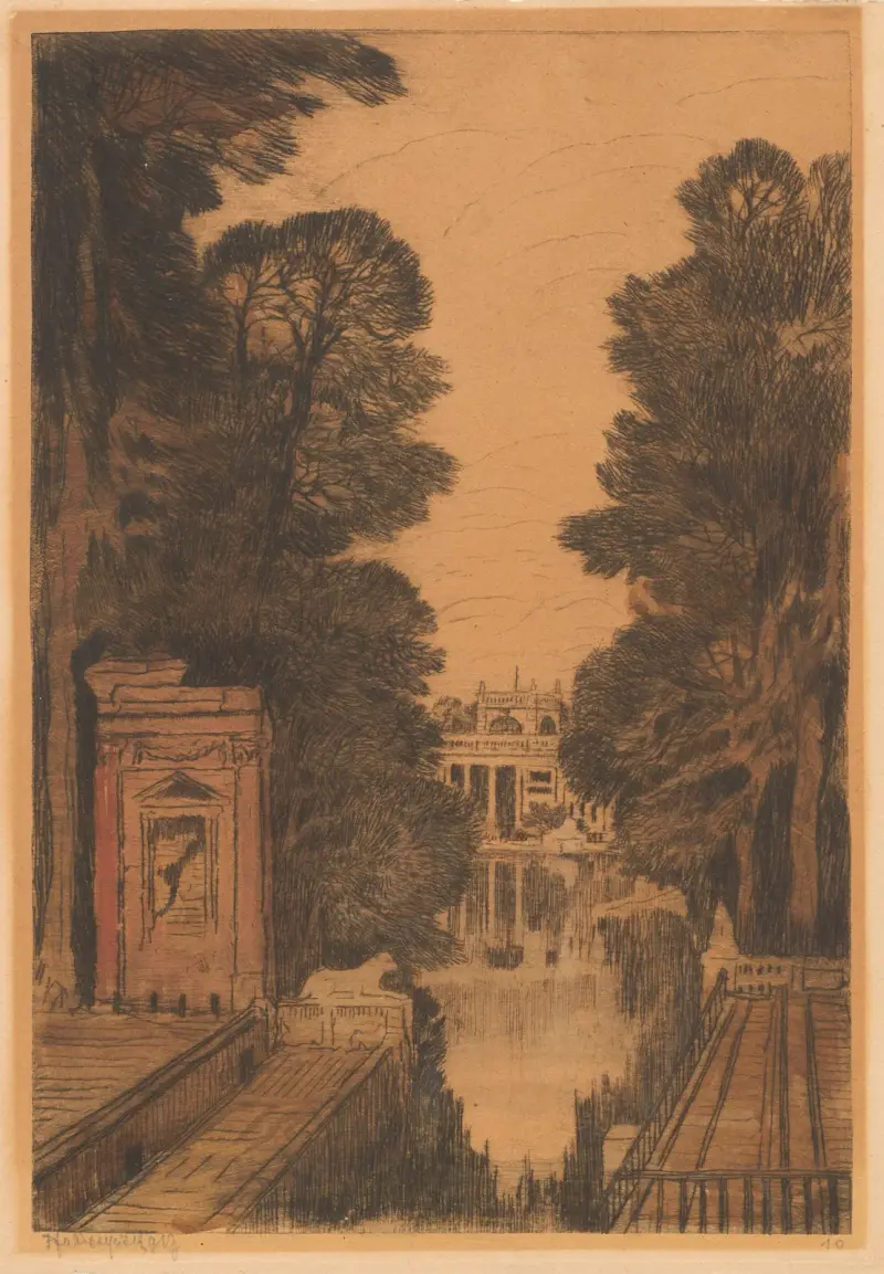Łazienki-Park von Feliks Jabłczyński
