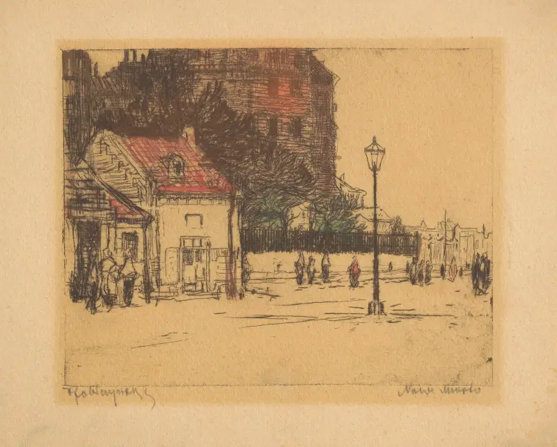 The New Town in Warsaw av Feliks Jabłczyński